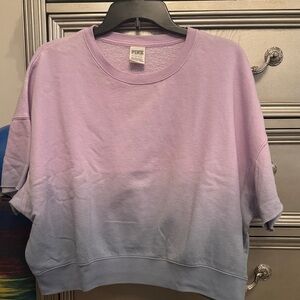 PINK Victoria's Secret Lavender and Sky Blue Kids Sweatshirt
